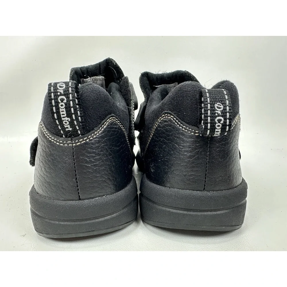 Dr Comfort Edward X-Depth Shoes 9610 Black Adjustable Diabetic Men Size 8.5 XW